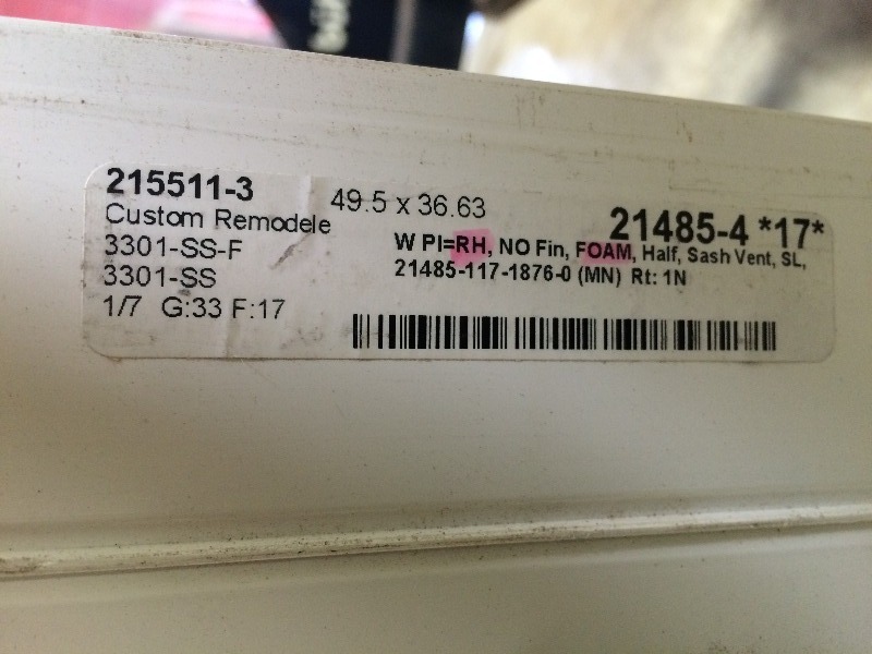 Single Slider Window  49.5 x 36.63   NEW   view all pictures for more details