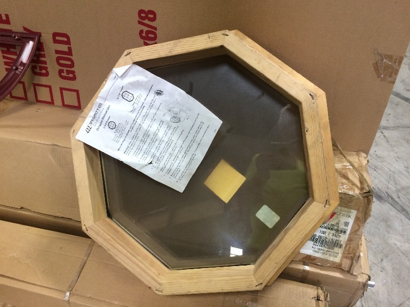 Octagon window  Never Installed  20 x 20  view all pictures for more details