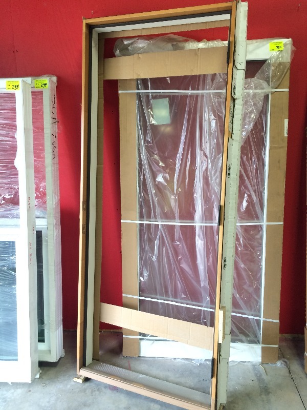 Exterior Frame  Never installed - New  32 x 80  view all pictures for more details