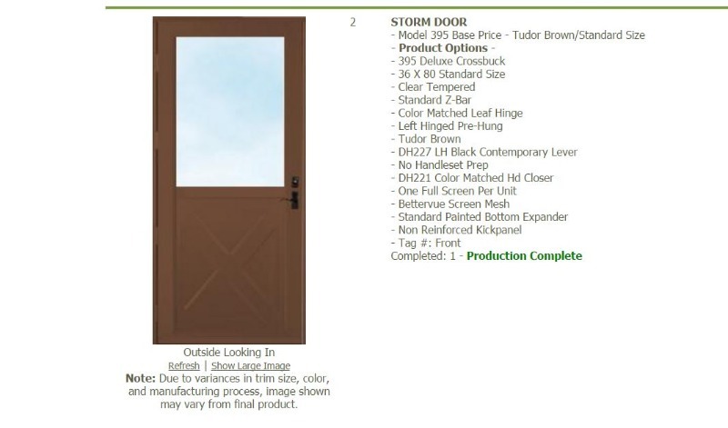 Storm Door 36 X 80 New View All Pictures For More Details