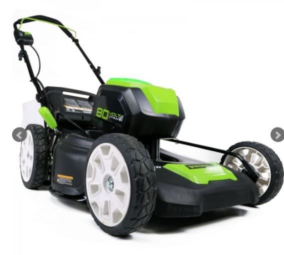 Greenworks Walk-behind- Electric  21 Deck Cordless Mower