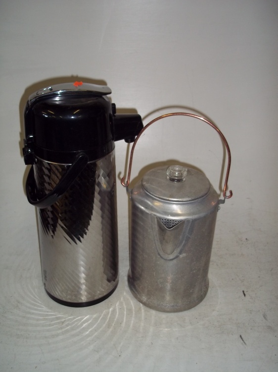 lot 10 image: Air Coffee Pot and Camp Coffee Pot