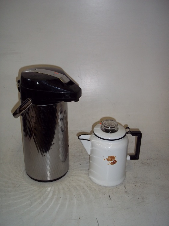 lot 11 image: Air Coffee Pot and Camp Coffee Pot