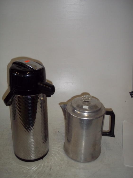 lot 12 image: Air Coffee Pot and Camp Coffee Pot