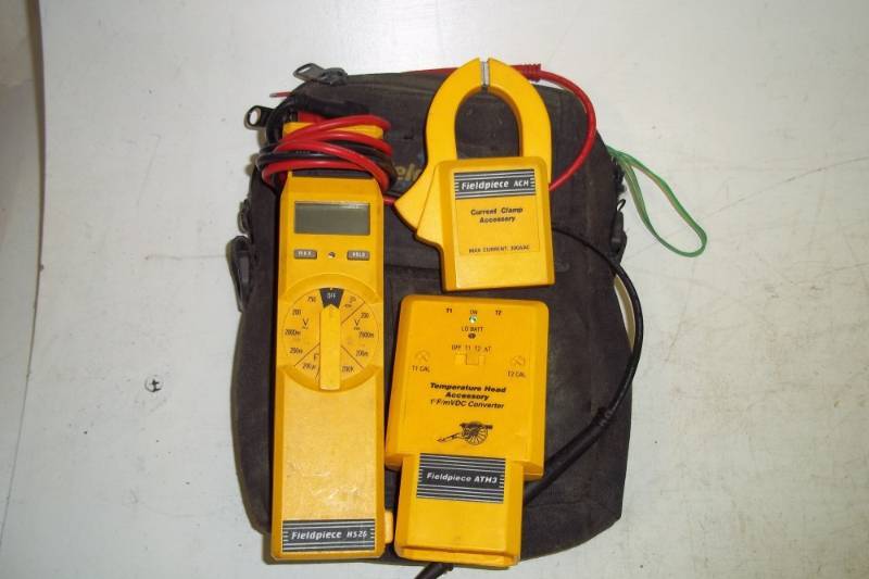 lot 34 image: Fieldpiece volt meter wcase