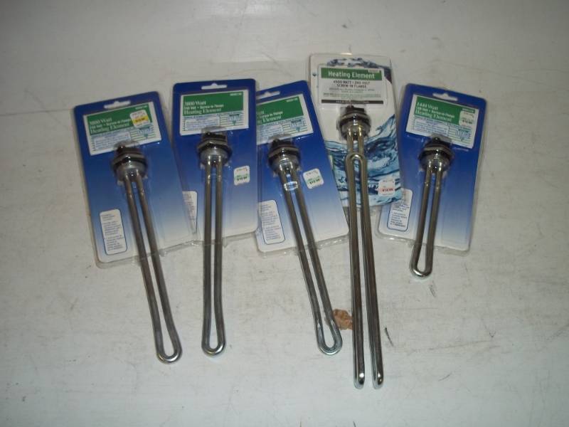 lot 57 image: 5 New Hot water heater elements