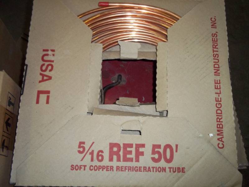 lot 62 image: 516 Soft Copper tubing