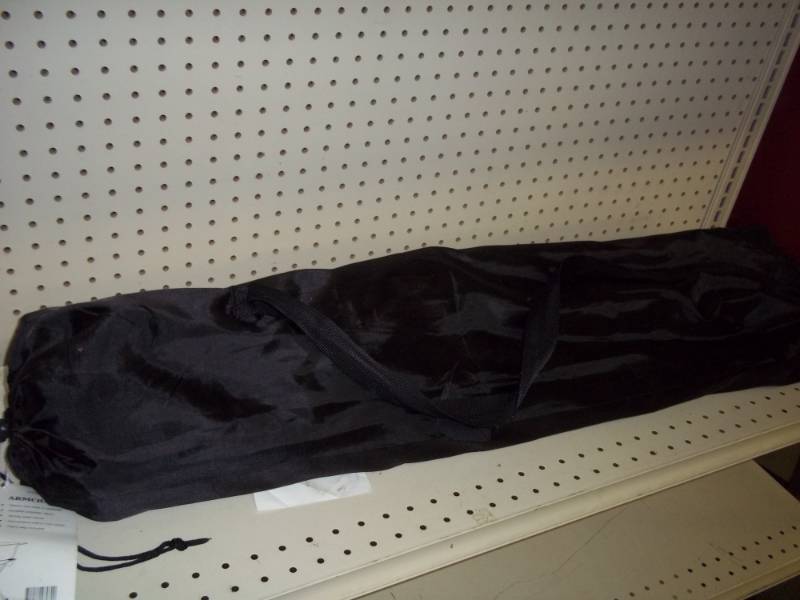 lot 195 image: Black Canvas Lawn Chair