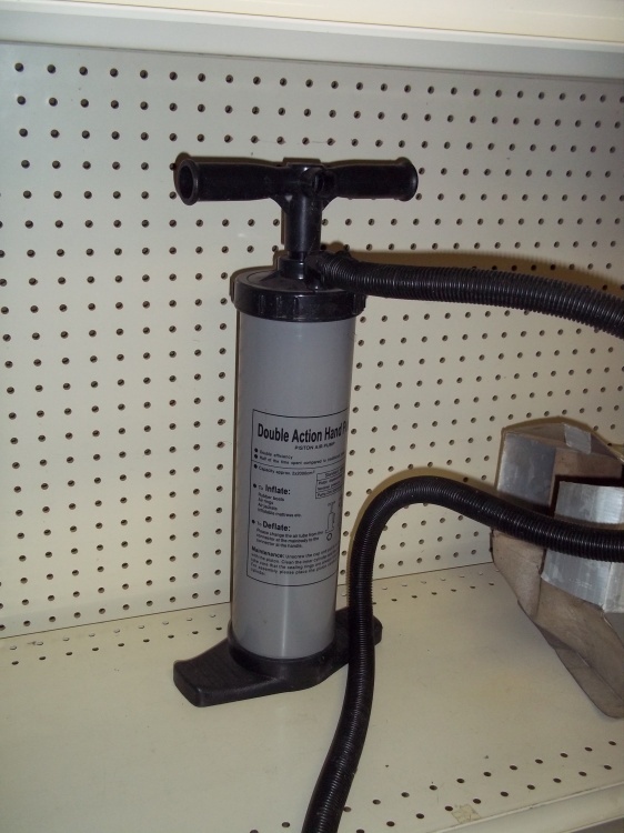 lot 197 image: Double Action Air Hand Pump