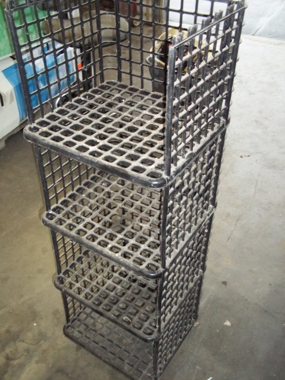 lot 236 image: Black Plastic Shelf