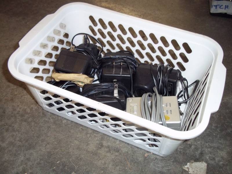 lot 250 image: Basket with supplies
