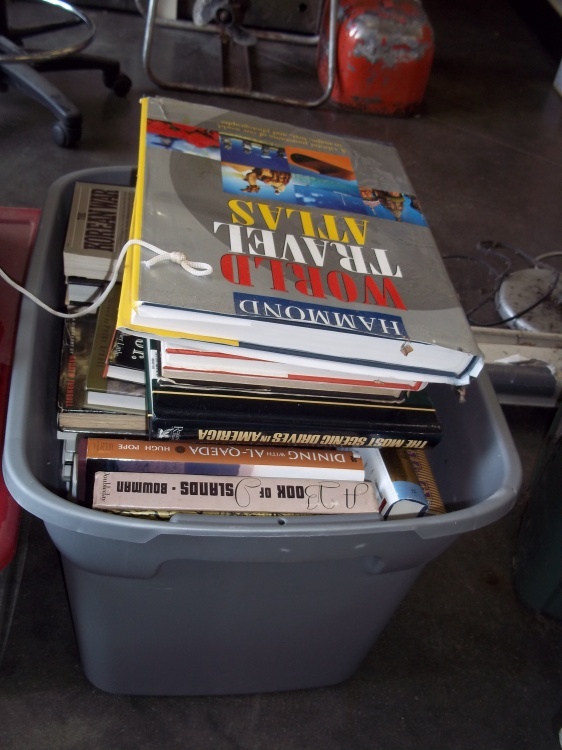 lot 291 image: Tote of Books includes tote