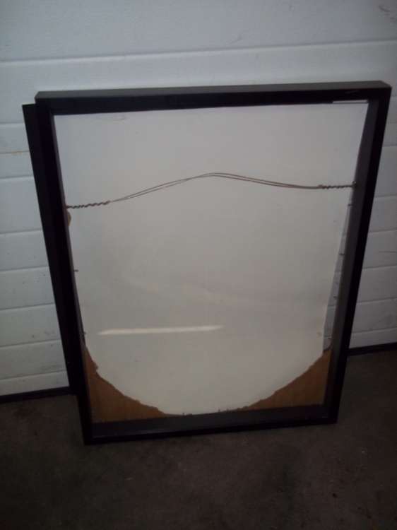 lot 311 image: Shadow Box Frame with glass  23x30