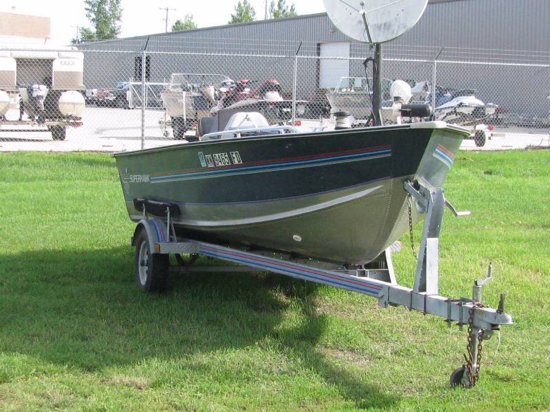 1988 Blue Fin 16' Superhawk Boat | 1988 BLUE FIN 16' BOAT | K-BID