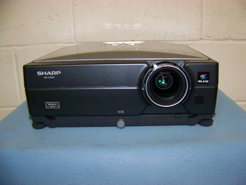 lot 19 image: Sharp, XG-C455W, LCD Projector with Remote Control, Cables and Travel Bag