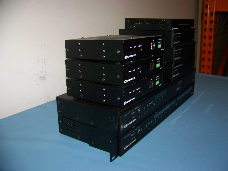 lot 45 image: Crestron, Quick Media Transmitters, Receivers and Switches