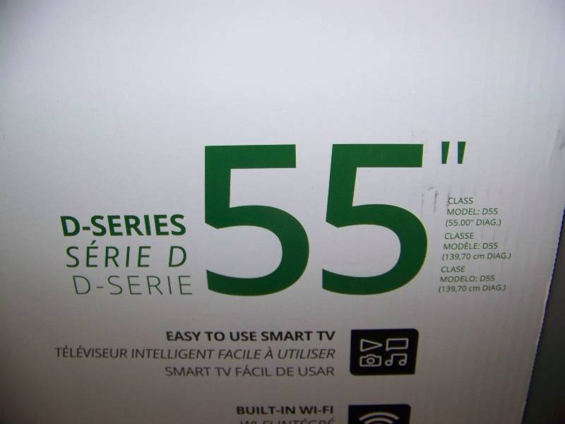 lot 1 image: 55, Vizio, D-Series, SMART, 1080p Full HD, LED Television  TV - BRAND NEW