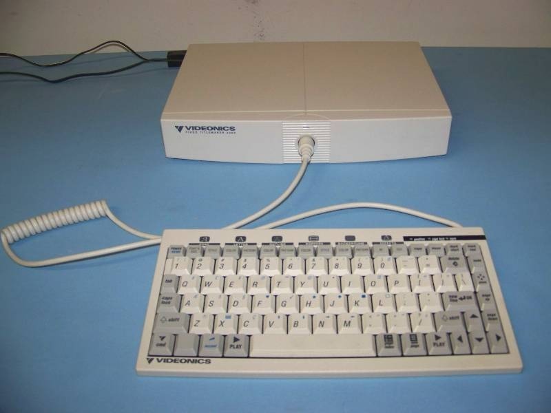 lot 58 image: Videonics, TitleMaker 3000, Video Title Maker and Keyboard