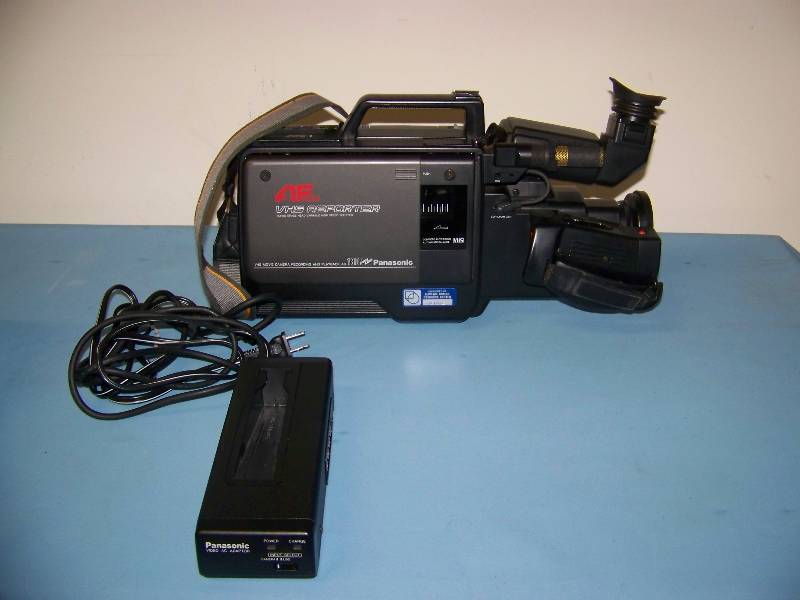 Panasonic, VHS Reporter, VHS Movie Camera for Recording and Playback