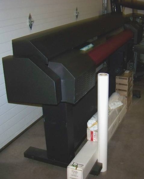 lot 49 image: ColorSpan, Display Maker 6100, Hi-Res 8, Large Format Printer with Software, Paper and Toner Packs