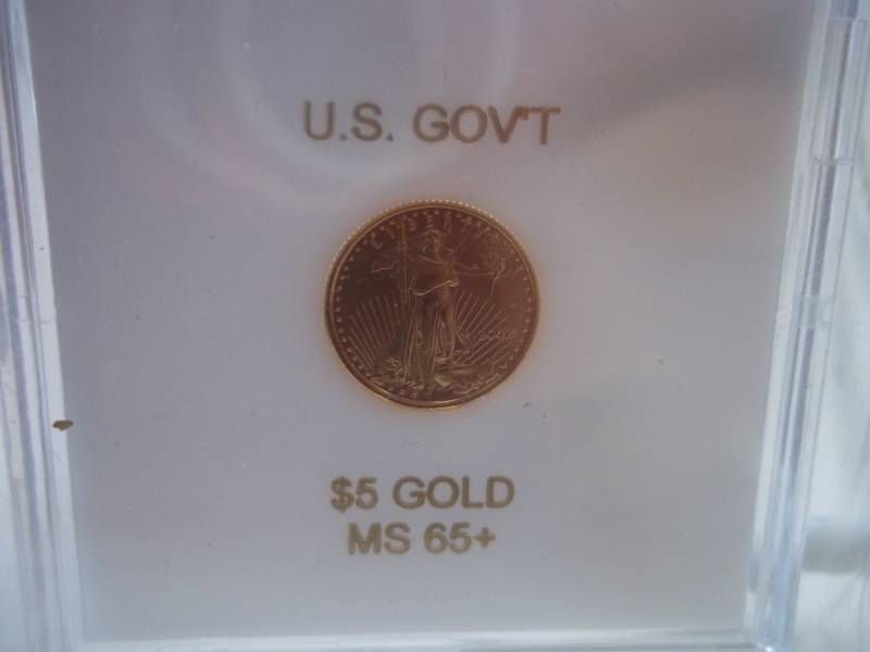 $5 2002 Gold Eagle with Certificate of Authenticity