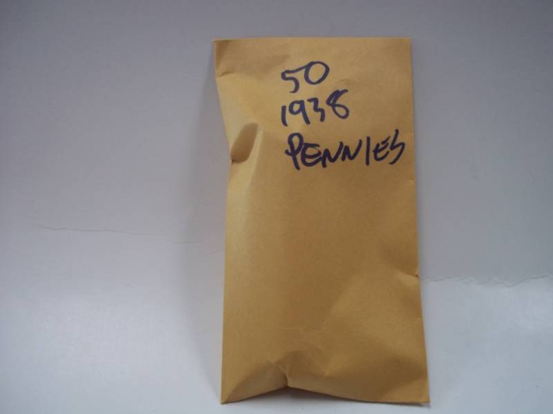 50 1938 Pennies