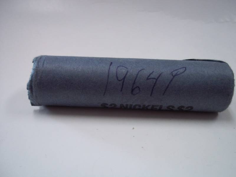 Roll of 1964 P Nickels