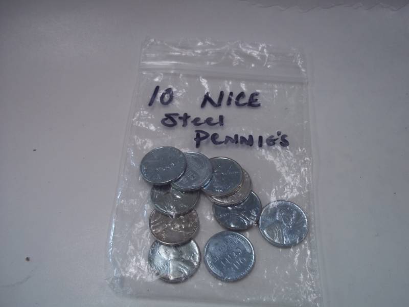 10 Steel Pennies