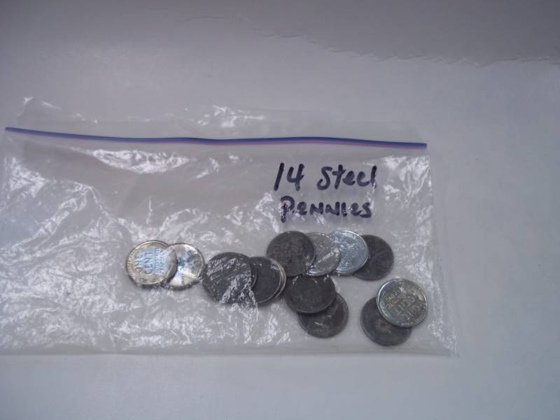 14 Steel Pennies