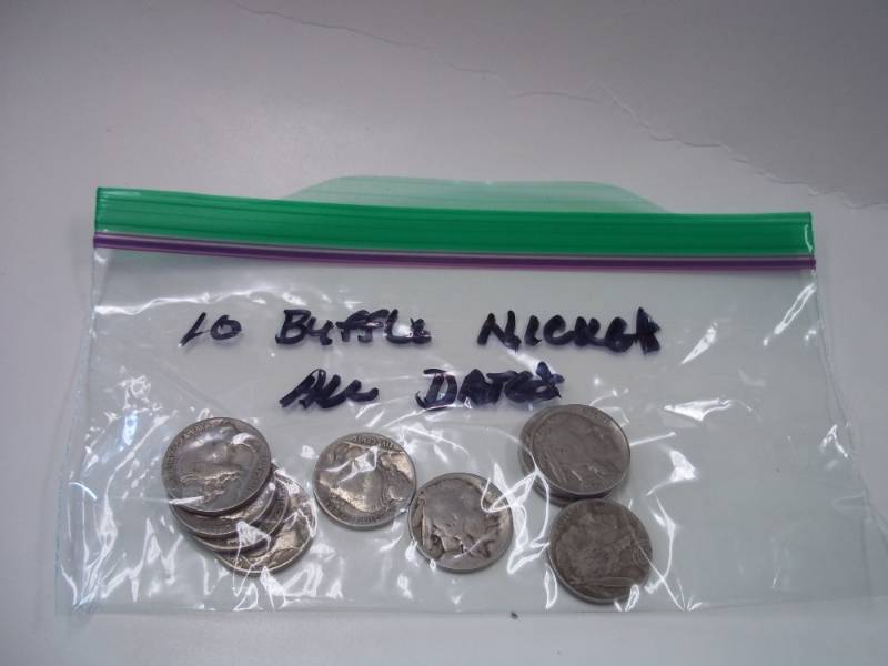 10 Buffalo Nickels