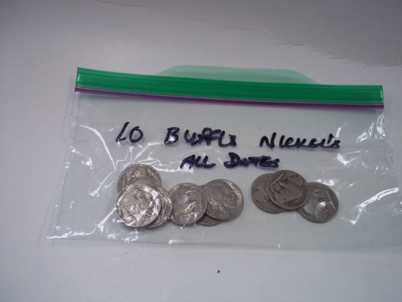 10 Buffalo Nickels