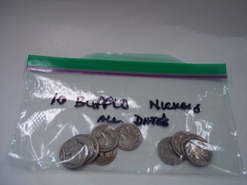 10 Buffalo Nickels