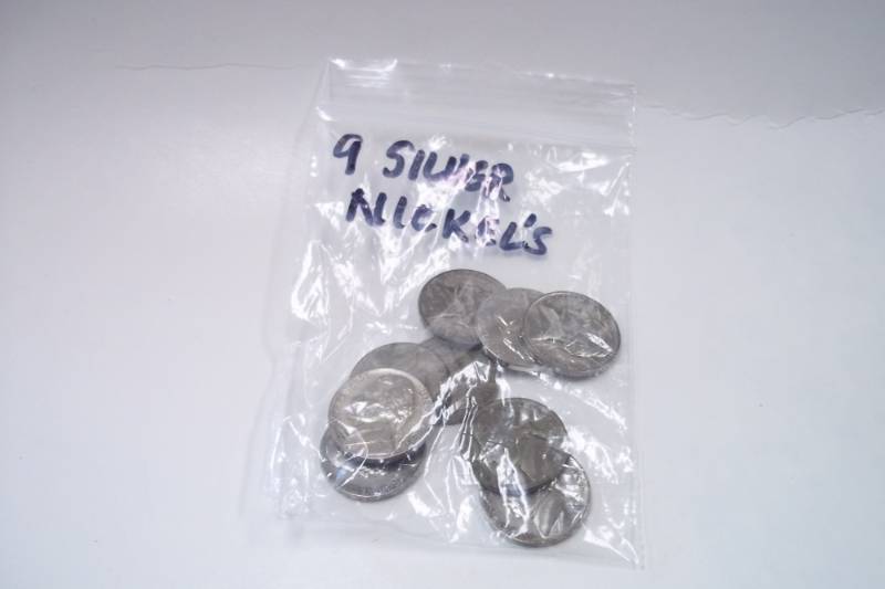 9 Silver Nickels
