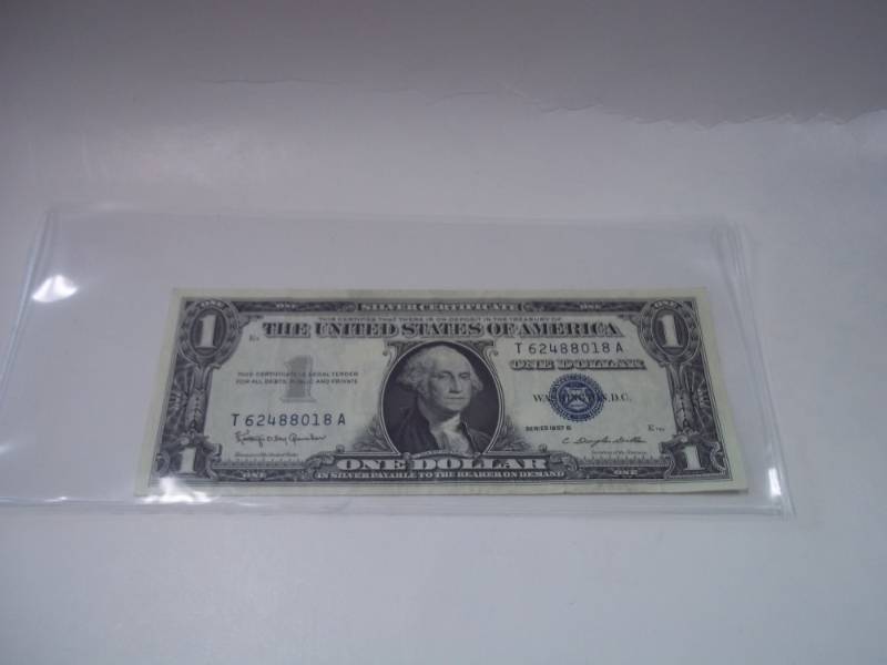 One Dollar Silver Certificate 1957B