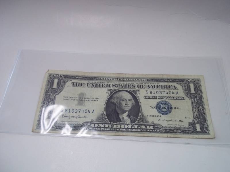 One Dollar Silver Certificate 1957B