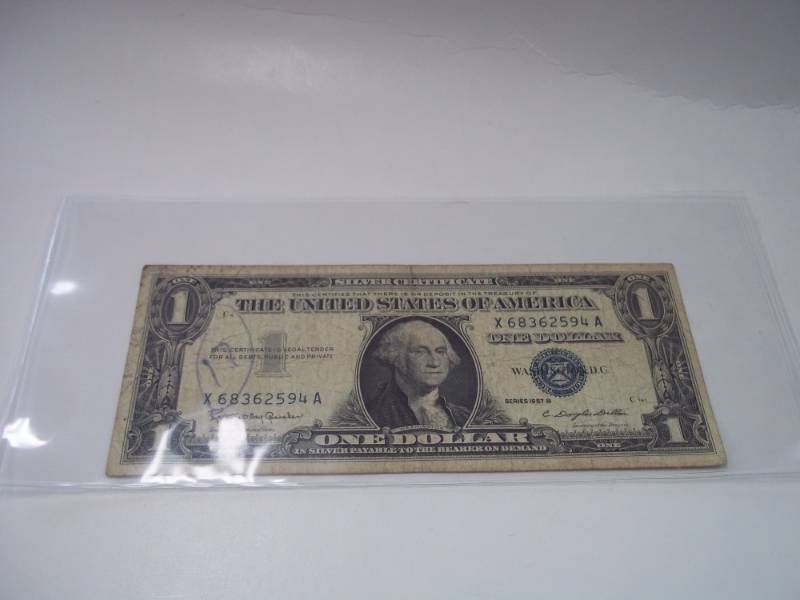 One Dollar Silver Certificate 1957B