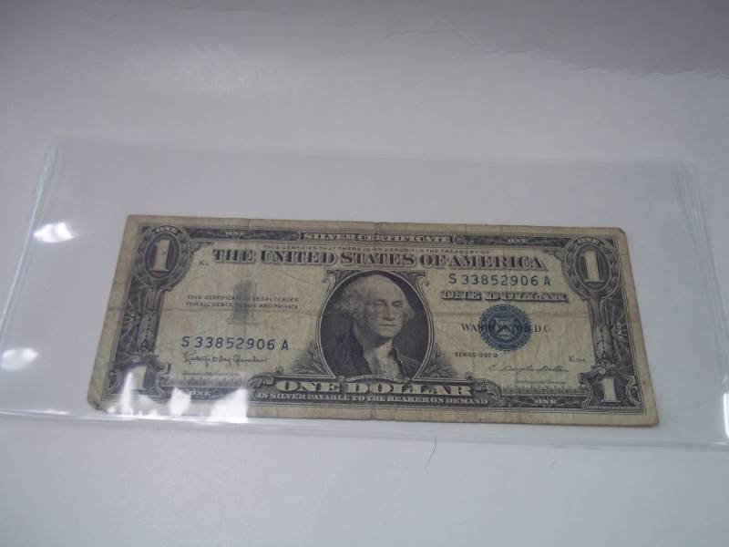 One Dollar Silver Certificate 1957B