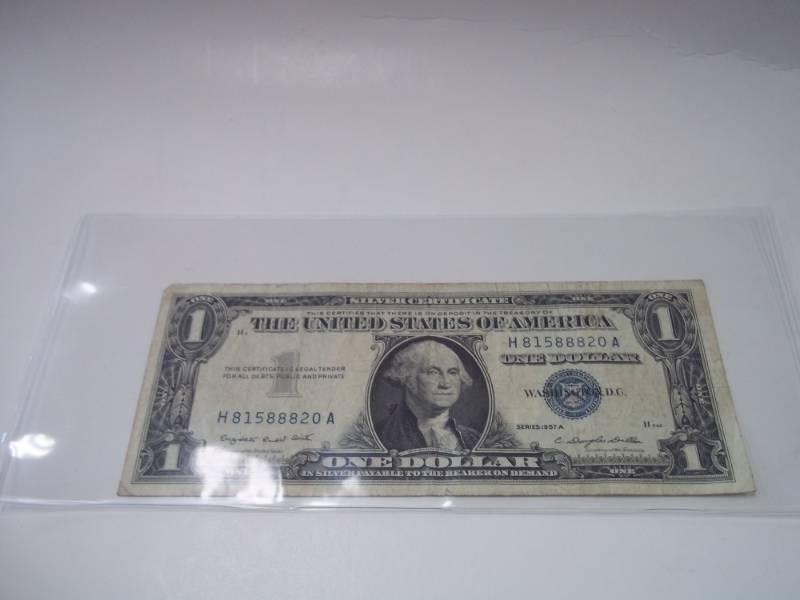 One Dollar Silver Certificate 1957A