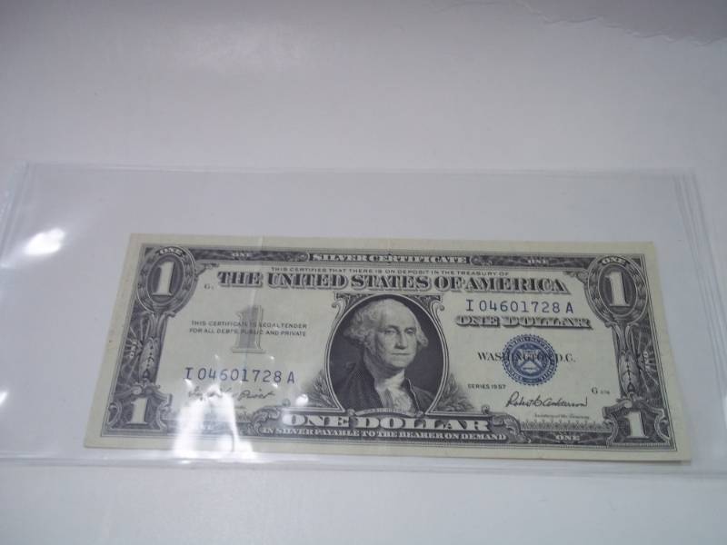 One Dollar Silver Certificate 1957