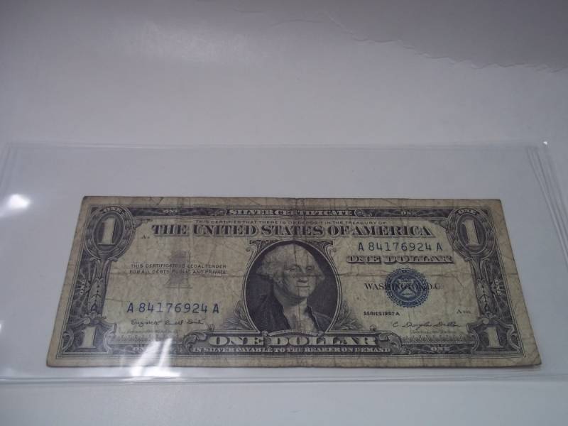 One Dollar Silver Certificate 1957A