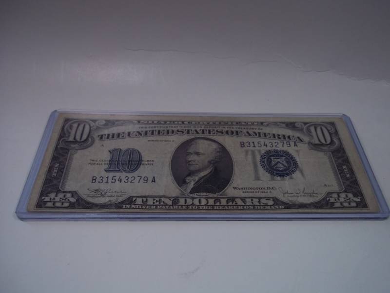Ten Dollar Silver Certificate 1934C