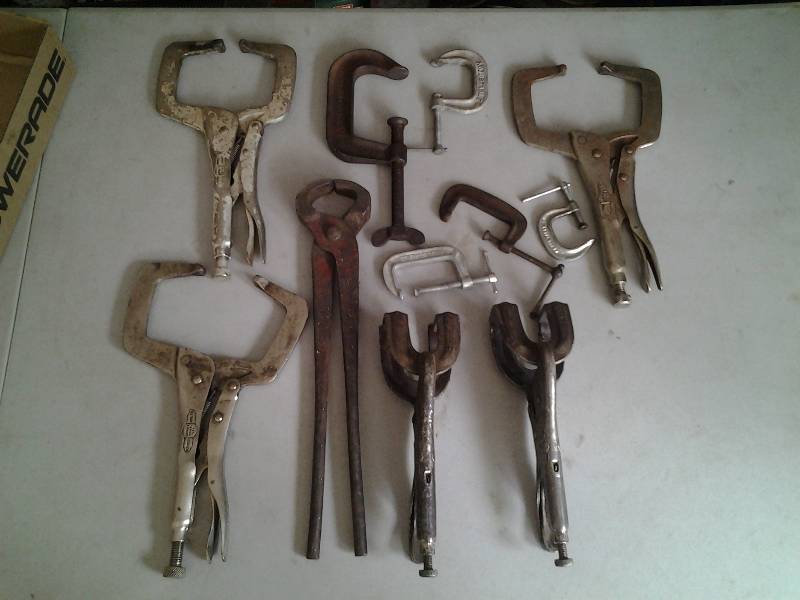 Body Clamps, C Clamps, Jaw Puller (11 Pieces)
