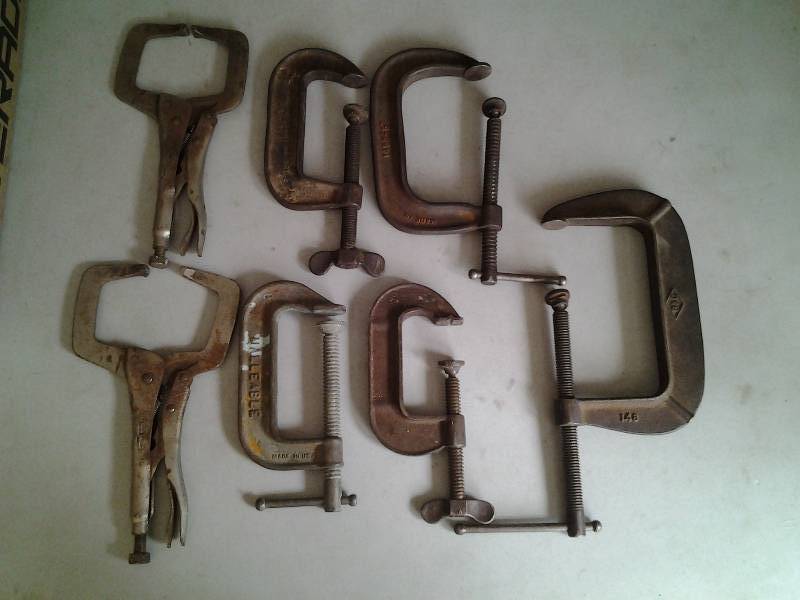 Body clamps & C Clamps (7 Pieces)