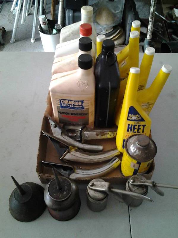 Oil Oil Cans, Heet Gas Treatment, Oil Spouts 4