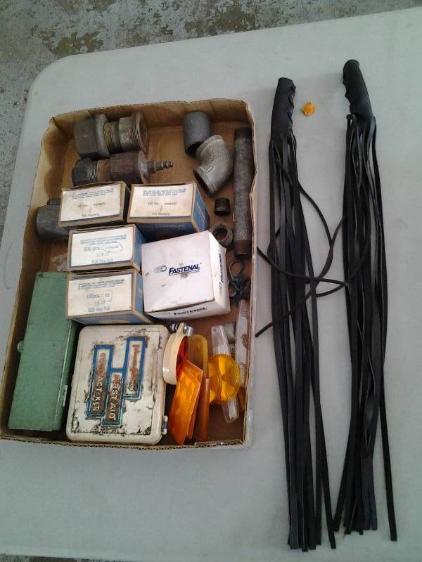 Hardware, Bike Parts, Well Pipe & Fittings, Carpet tool, First Aid Kit