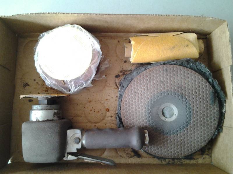 4 Inch D.A., SanderGrinder, Disc, Pads