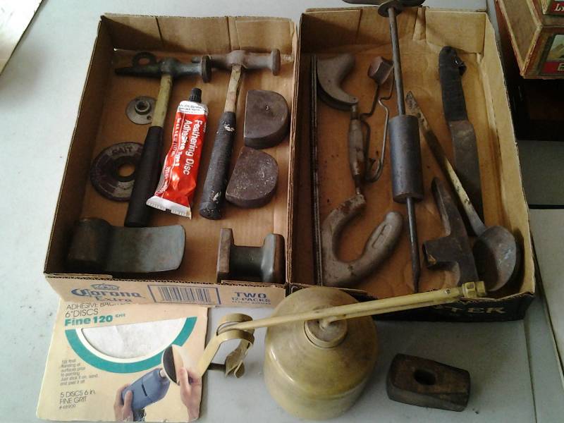 Body Tools, Dollies, Air Cleaner, Dent Puller, Lead Pan, Body Hammer