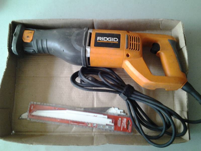 Ridgid Brand Saws-All Tool With New Blades