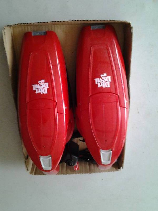 2-Dirt Devil Hand Vacs & Chargers