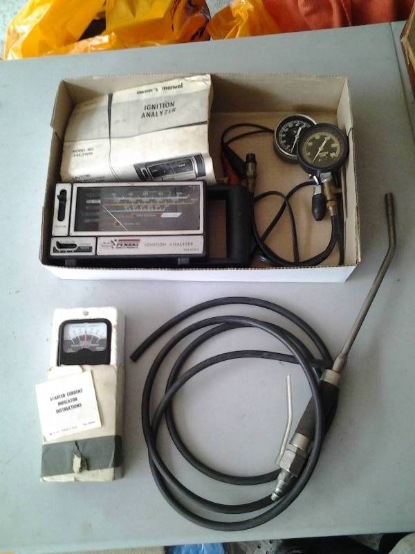 Engine Analyzer, Starter Meter, Engine Cleaner, Compression Tester
